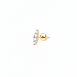 Piercing PDPAOLA Gala Simple Plata Baño Oro | PG01-058-U