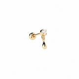 Piercing PDPAOLA Stud Water Plata Baño Oro | PG01-027-U