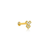 Piercing LeCarré Arrow Oro y Diamantes