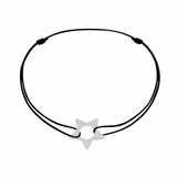 Pulsera Dinh Van Cordón Estrella Oro Blanco