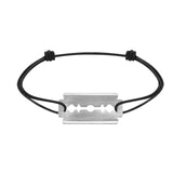 Pulsera de Cordón Lame de Rasoir Dinh Van Oro Blanco 18K | 350203