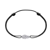 Pulsera de Cordón  Dinh Van Menottes Oro Blanco y Diamantes 18K | 319103