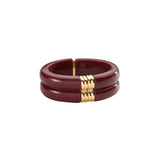Pulsera Esclava Royal AGATHA París Burdeos Con Dorado | 2470350-473-TU