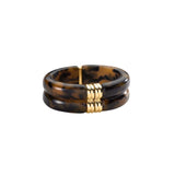Pulsera Esclava Royal AGATHA París Concha Con Dorado | 02470350-173-TU
