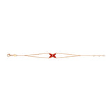 Pulsera Chaumet Jeux de Liens Oro Rosa 18K Diamante y Cornalina | 085123