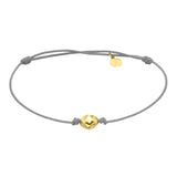 Pulsera LECARRÉ Pepita Oro Macramé Grey | GC056OA.GR
