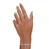 Pulsera Matrix SWAROVSKI Tallas Mixtas Azul con Baño de Rodio | 5693412