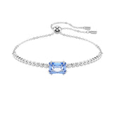 Pulsera Matrix SWAROVSKI Tallas Mixtas Azul con Baño de Rodio | 5693412