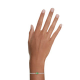 Pulsera Matrix SWAROVSKI Tallas Mixtas Verde con Baño de Rodio | 5693411