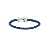 Pulsera MONTBLANC Meisterstück “La Vuelta al Mundo en 80 Días” Piel Azul Cierre Acero | 12834460