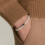 Pulsera MONTBLANC Meisterstück “La Vuelta al Mundo en 80 Días” Piel Beige Acero | 13431463
