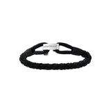 Pulsera MONTBLANC Wrap Me Nylon Negro Cierre Acero | 12838263