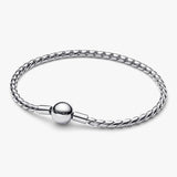 Pulsera PANDORA de Cadena Alada y Cierre Redondo Plata - 594028C00-21