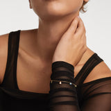 Pulsera PDPAOLA Bloom Plata Baño Oro | PU01-933