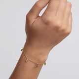 Pulsera PDPAOLA Bloom Plata Baño Oro | PU01-933