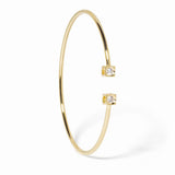 Pulsera Rígida dinh van Le Cube Diamant Mediano Oro Amarillo Diamantes | 308311