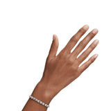Pulsera Tennis SWAROVSKI Blanco Baño de Rodio | 1791305