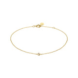 Pulsera LeCarré Chatón Oro Amarillo y Diamante