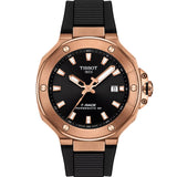 TISSOT T-Race Powermatic 80 41 mm Negro PVD Oro Rosa | T141.807.37.051.00