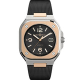 Bell & Ross BR-05 Automático Negro Acero y Oro Rosa 40 mm | BR05A-BL-STPG/SRB