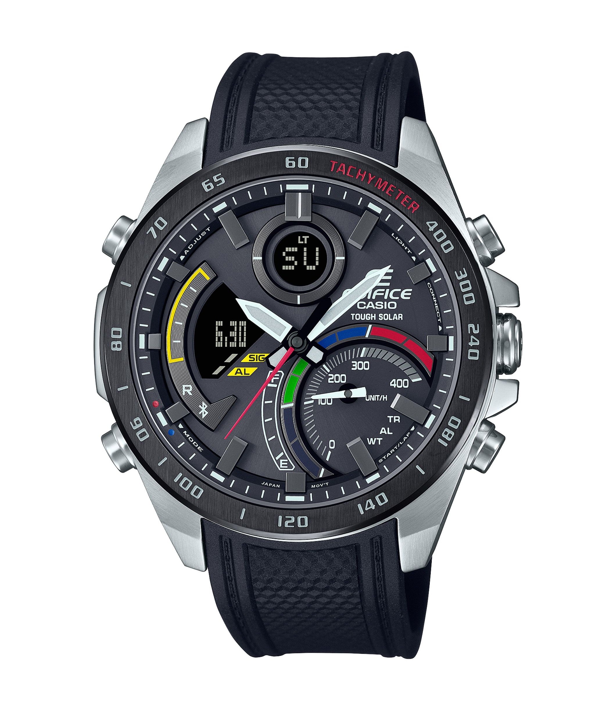 Casio Edifice ECB Cronógrafo Solar Negro Acero 48 mm | ECB-900MP-1A