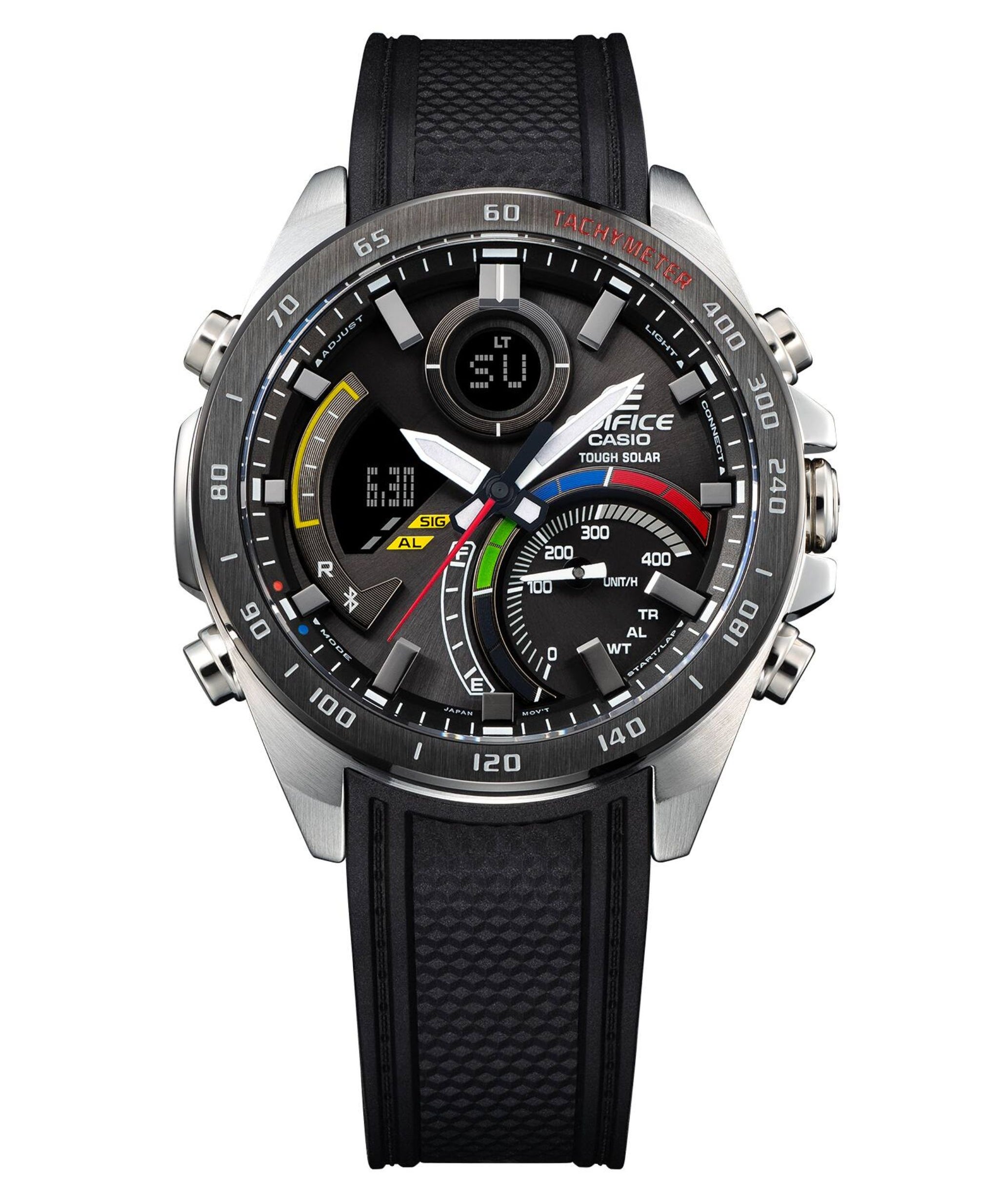 Casio Edifice ECB Cronógrafo Solar Negro Acero 48 mm | ECB-900MP-1A