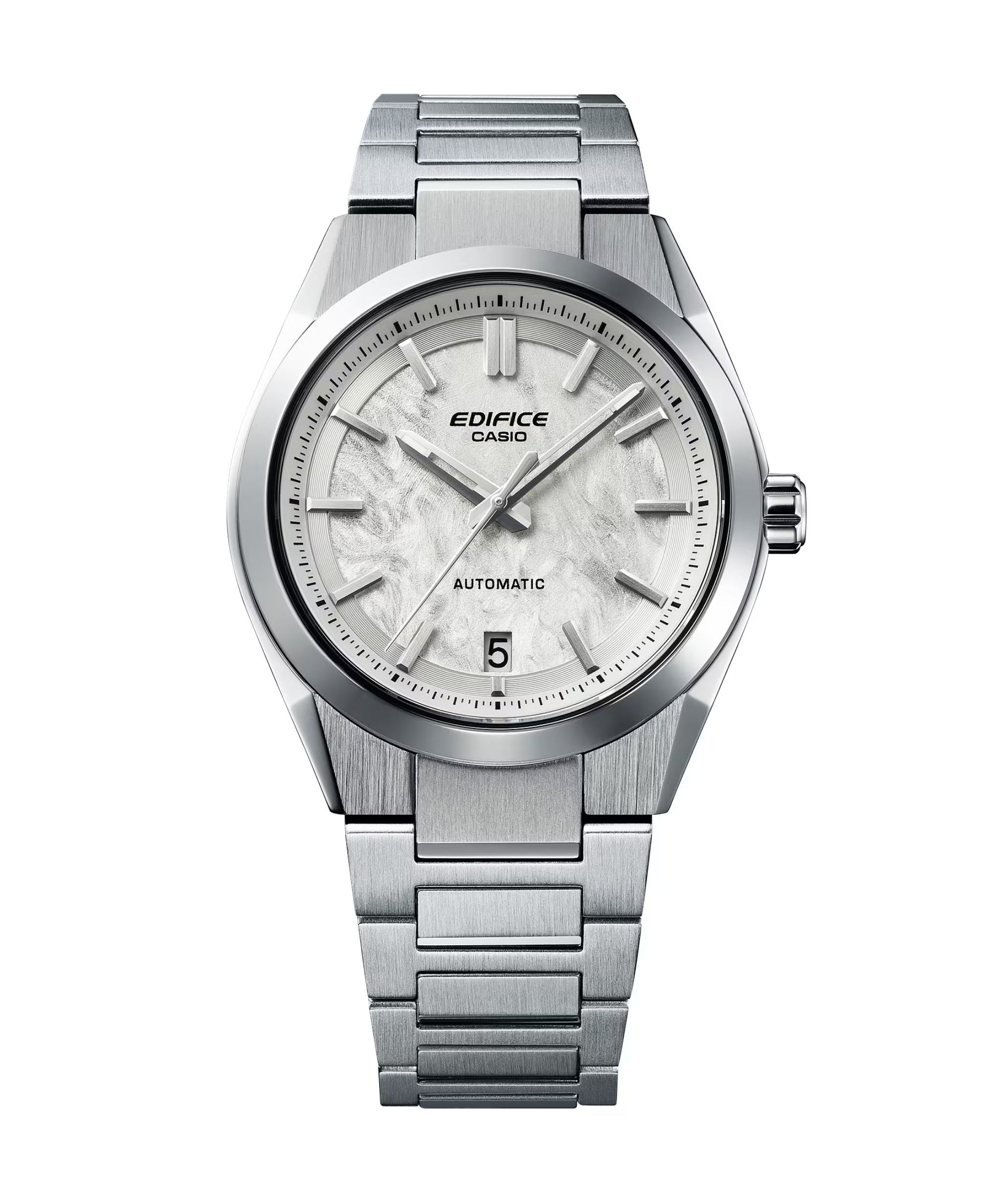 Casio Edifice Automático Blanco Acero 39 mm | EFK-100D-7A