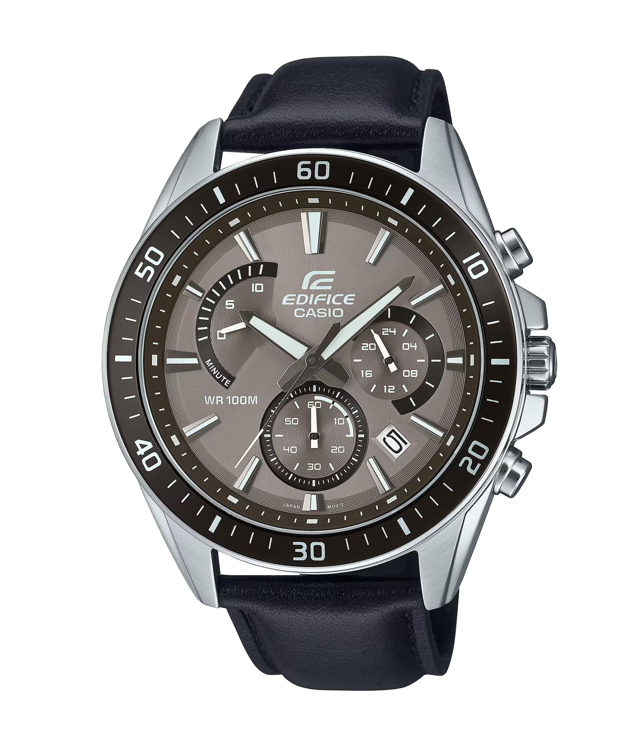 Casio Edifice Cronógrafo Marrón Acero y Aluminio 47 mm | EFR-552L-5AV
