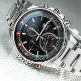 Casio Edifice Cronógrafo Solar Negro Acero 45,3 mm | EFS-S590D-1AV