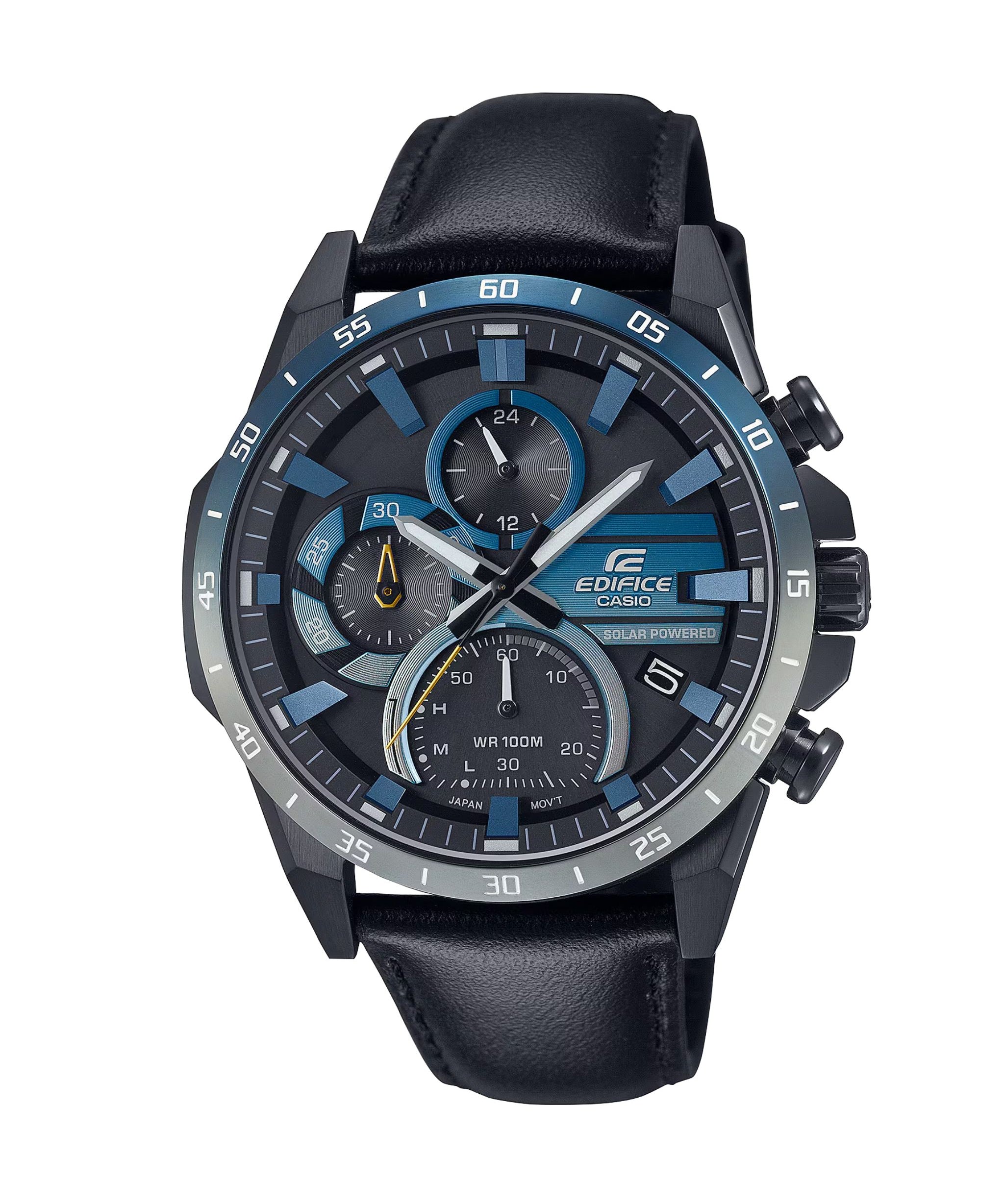 Casio Edifice Nighttime Drive Cronógrafo Solar Negro Acero 45,5 mm | EQS-940NL-1AV