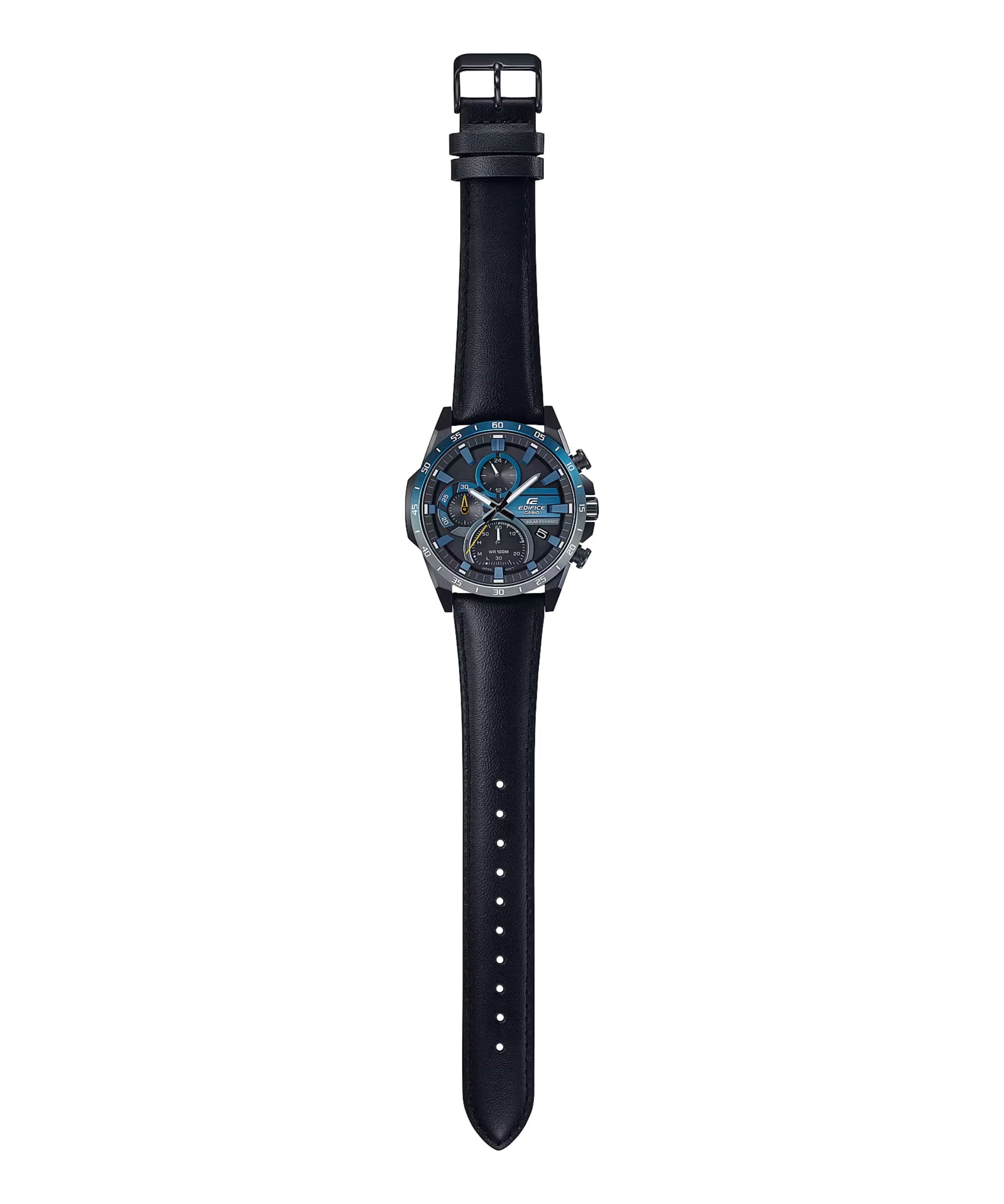 Casio Edifice Nighttime Drive Cronógrafo Solar Negro Acero 45,5 mm | EQS-940NL-1AV