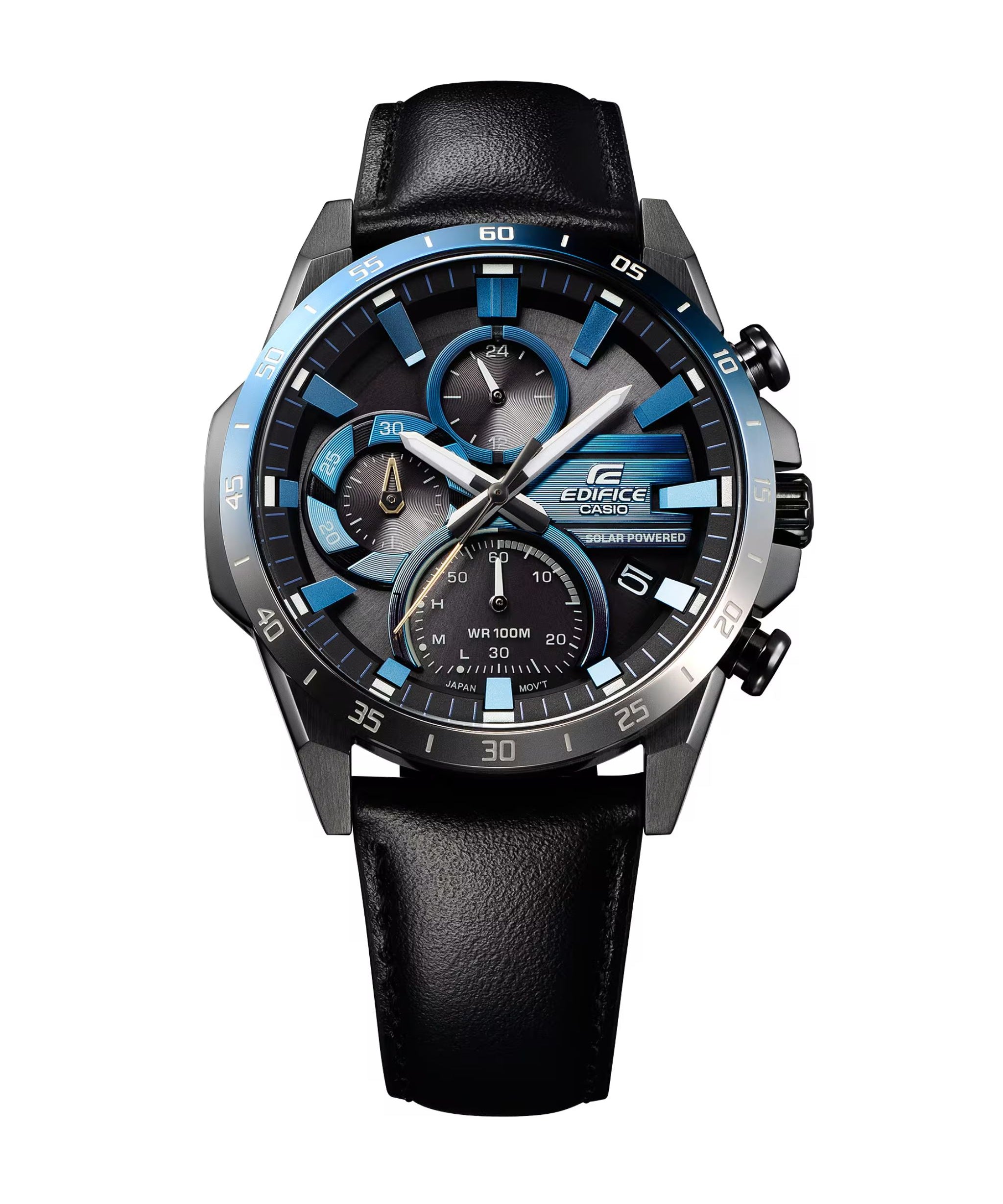 Casio Edifice Nighttime Drive Cronógrafo Solar Negro Acero 45,5 mm | EQS-940NL-1AV