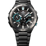 Casio Edifice Windflow Cronógrafo Solar Negro Carbono y Acero 48,2 mm | ECB-2200DD-1A
