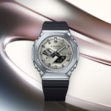 G-Shock Metal GBM Tough Solar Bluetooth Dorado Acero y Resina 44,4 mm | GBM-2100A-8B