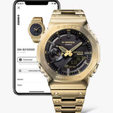 Casio G-Shock GM Solar Negro Acero Dorado 44,4 mm | GM-B2100GD-9A