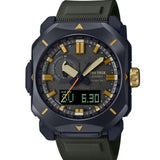 Casio Pro Trek Triple Sensor Solar Radiocontrolado Negro Acero y Resina 44,8 mm | PRW-6900Y-3