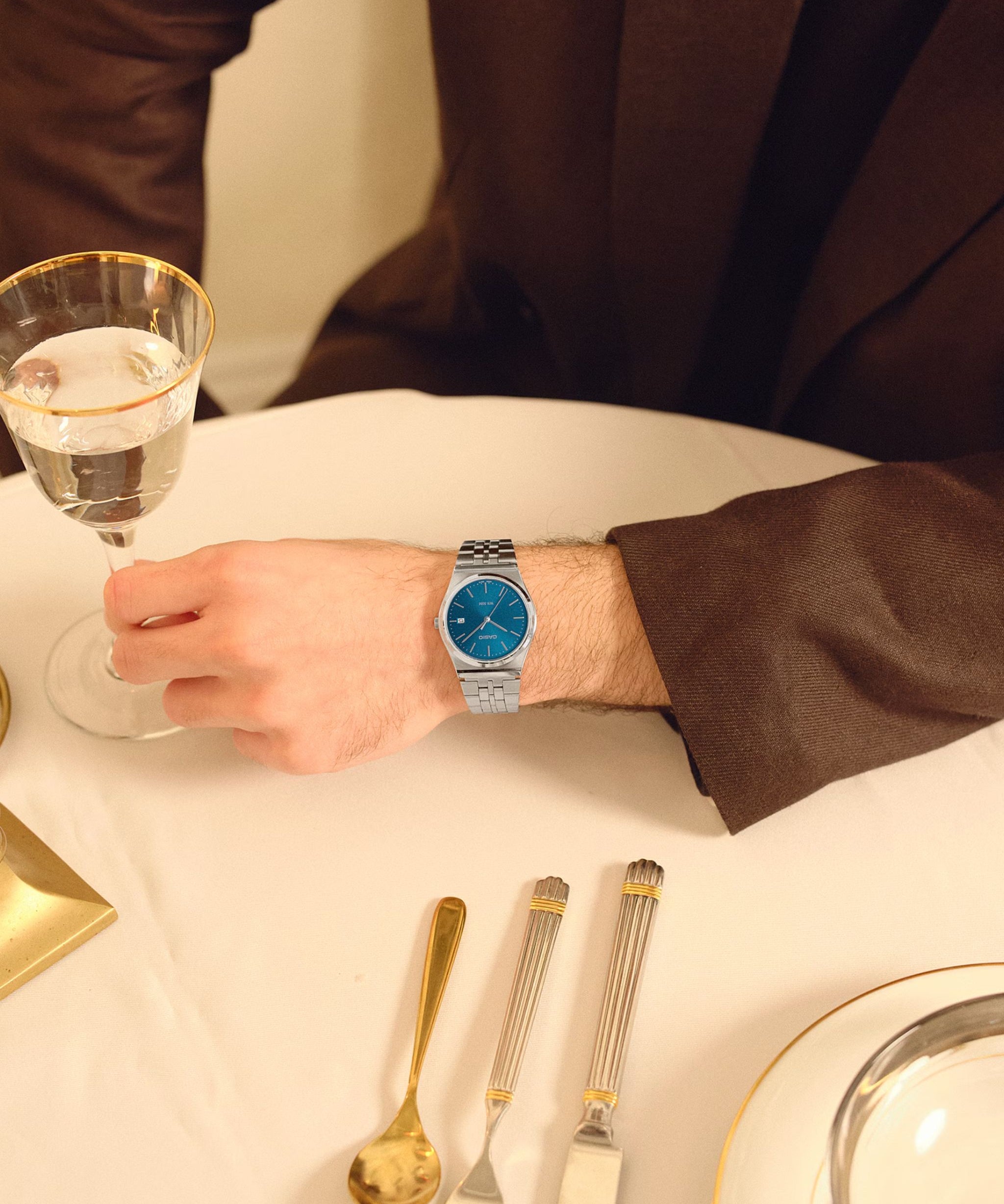 Casio Timeless MTP Azul Acero 35 mm | MTP-B145D-2A2V