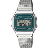 Casio Vintage Digital Verde Acero 33,2 mm | A158WEM-3