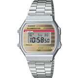 Casio Vintage A168 Digital Dorado Efecto Cromado 36,3 mm | A168WEHA-9A