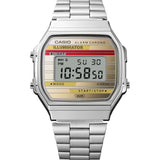 Casio Vintage A168 Digital Dorado Efecto Cromado 36,3 mm | A168WEHA-9A