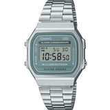 Casio Vintage A168 Digital Verde 36,3 mm | A168WA-3AY