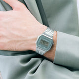 Casio Vintage A168 Digital Verde 36,3 mm | A168WA-3AY