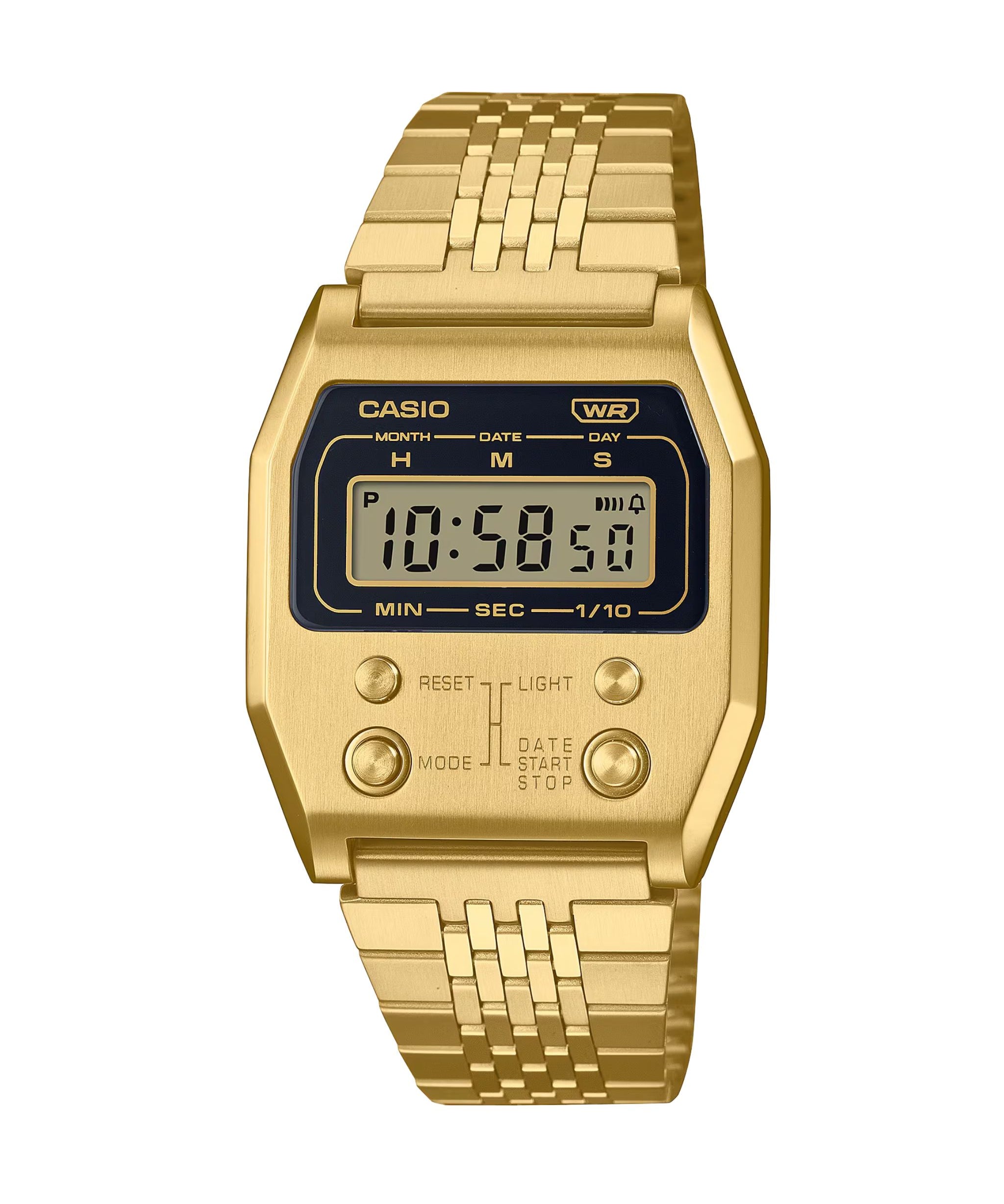 Casio Vintage Edgy Collection Digital Dorado 35 mm | A1100G-5