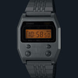 Casio Vintage Edgy Collection A1100 Digital Plateado Acero 35 mm | A1100D-1