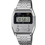Casio Vintage Edgy Collection A1100 Digital Plateado Acero 35 mm | A1100D-1
