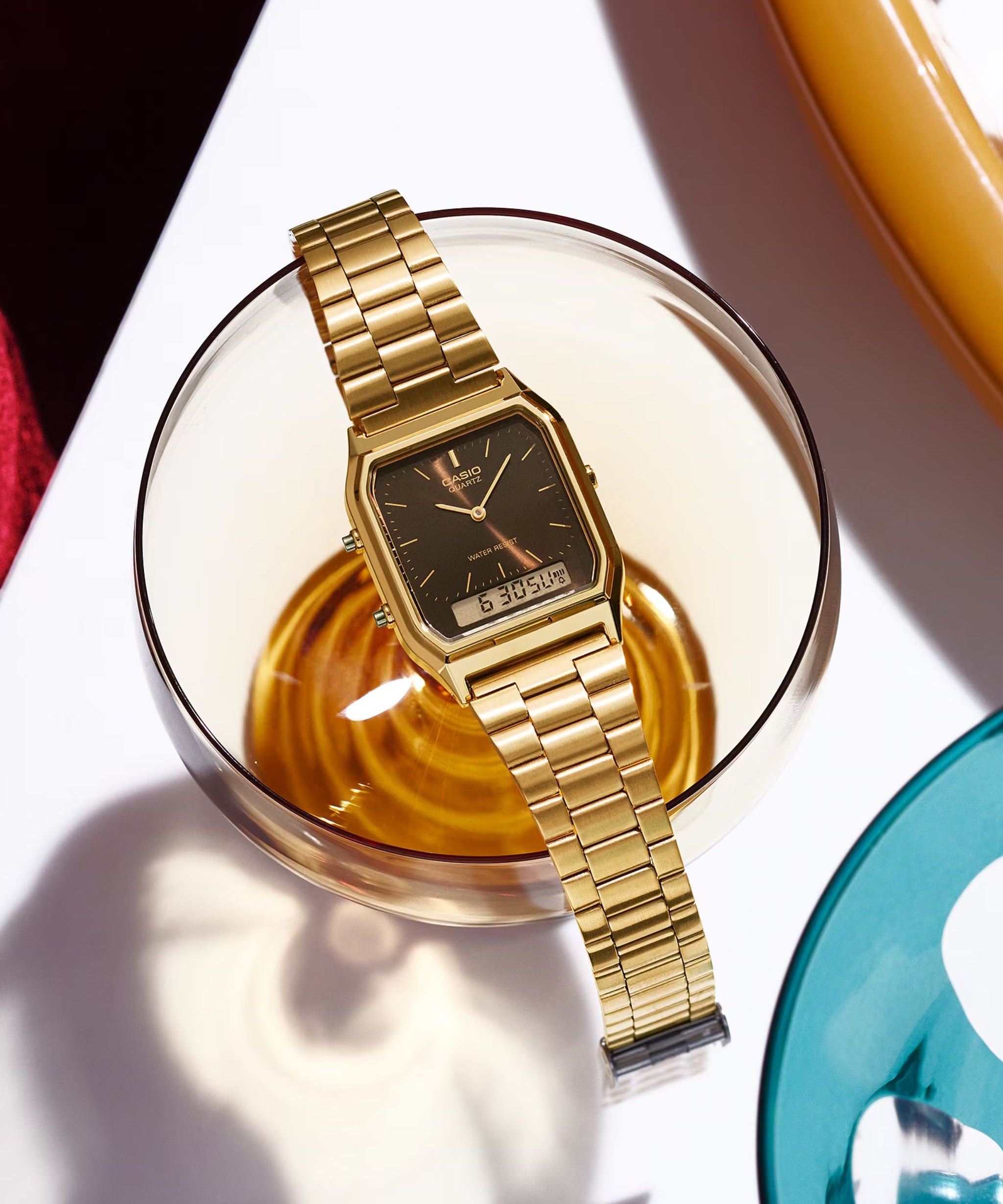 Casio Vintage Edgy Collection Marrón 29,8 mm | AQ-230GA-5AMQY