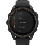 Garmin fēnix 8 Solar Sapphire GPS Gris Carbono Titanio DLC 47 mm | 010-02906-11
