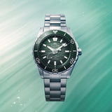 Grand Seiko Evolution 9 Spring Drive U.F.A. Ushio 300 Diver Verde Titanio 40,8 mm | SLGB025