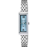 Gucci G-Frame Cuarzo Azul Claro Acero 14x34 mm | 858414 I16F0 8605