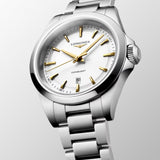 Longines Conquest Cuarzo Blanco Acero 30 mm | L3.350.4.12.6
